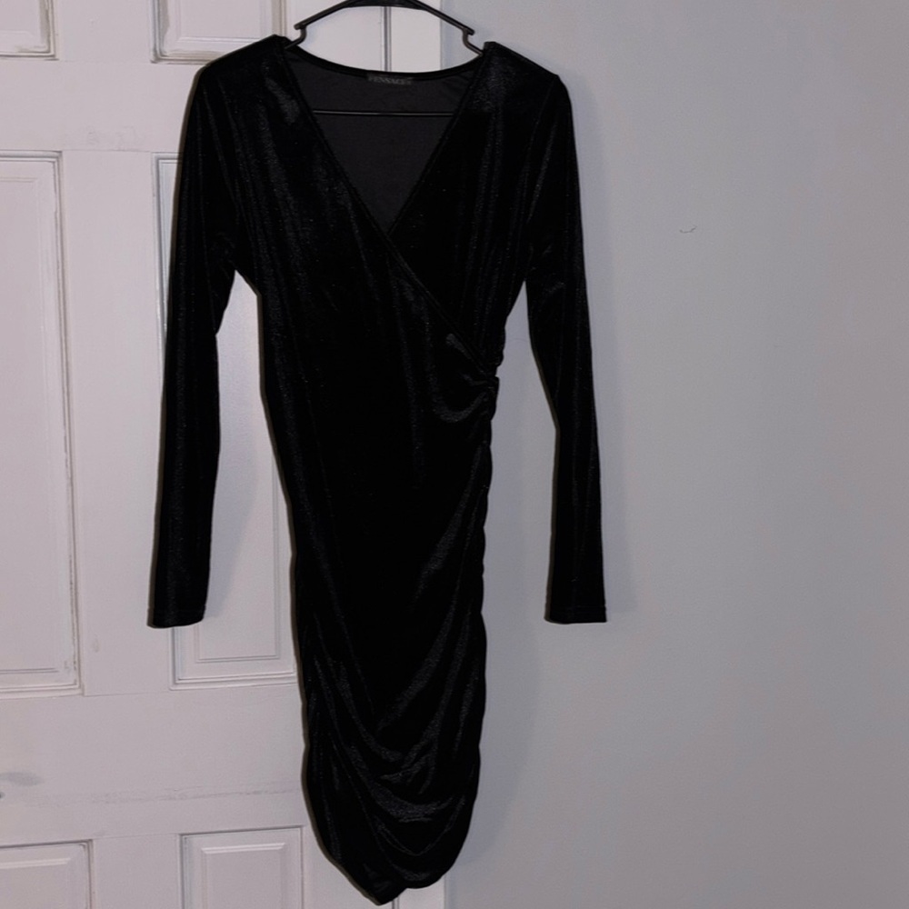 Bodycon Sexy Black Dress - Picture 1 of 3